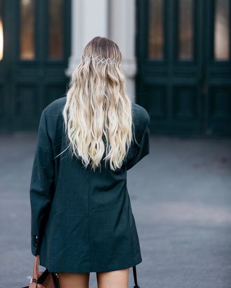 Elle Ferguson on Instagram: “When there’s a party in the back... MAJOR hair LOVE!!!” Elle Ferguson, The Back, Denim Jacket, Hair, On Instagram, Beauty, Instagram