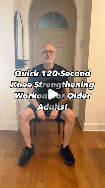 Exercises To Help Strengthen Knees, Hyper Extended Knee Exercises, Knee Health Exercises, Chair Fitness For Seniors, Senior Exercises Workouts, Knee Strengthening Exercises For Runners, Exercises For Knee Strengthening, Knee Stability Exercises, Knee Strengthening Workout