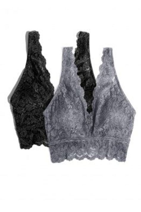 Soft, removable cups All-over signature lace Extra wide front camisole straps. Soft, stretchy silhouette. Plunge front and back necklines. Beautiful embroidered bottom lace band. Care Instructions: Hand Wash Cold With Like Colors. Use Only Non-Chlorine Bleach When Needed. Do Not Iron. Fabric Content : 94% Nylon, 6% Spandex