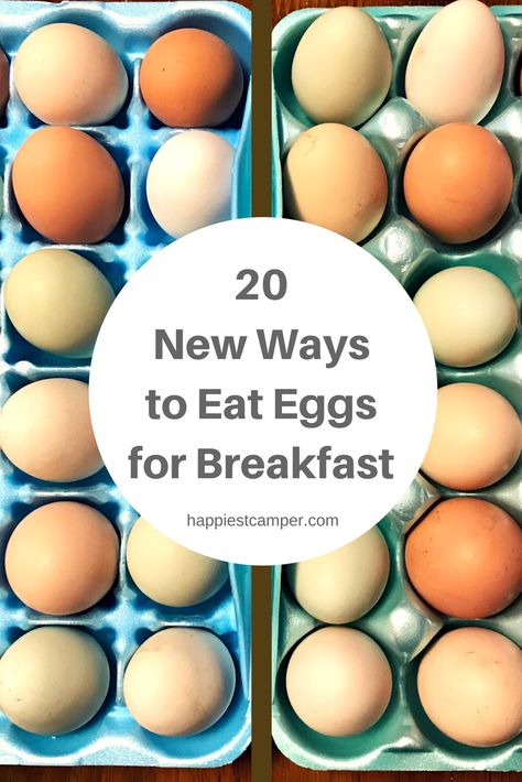 20 New Ways to Eat Eggs for Breakfast Ways To Eat Eggs, Recipes Eggs, Eggs For Breakfast, Breakfast Eggs, Raise Chickens, Eating Eggs, Campfire Cooking, Farm Fresh Eggs, Egg Breakfast