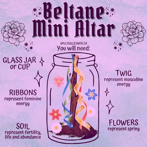 Gaelic witch on Instagram: “Simple beltane altar jar ♡ Go to https://www.etsy.com/uk/shop/GaelicWitch for altar candles . #wicca #wiccan #magick #witch #witchcraft…” Beltane Spell Jar, Simple Witch Altar, Simple Altar, Altar Diy, Altar In A Jar, Beginner Witch Altar, Altar Inspiration Witchcraft, Beltane Altar, Easy Beltane Ritual