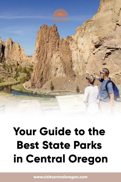 What better way to explore Central Oregon than to take a tour of the local state parks? Check out these six state parks to get an idea of what the region is all about. Oregon State Parks | State Parks Near Bend | Nature Aesthetics | Dream Vacations Redmond Oregon, Desert Forest, Oregon State Parks, Nature Aesthetics, Dreamy Landscapes, Perfect Blue, High Desert, Central Oregon, Oregon Travel