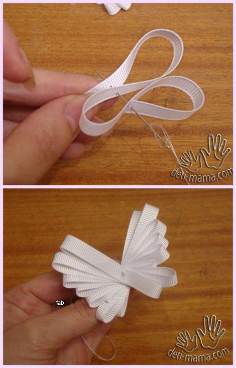 DIY Easy Ribbon Butterfly Tutorial with Video Ribbon Butterfly, Butterfly Tutorial, Ribbon Crafts Diy, Fabric Flower Tutorial, Learn Embroidery, Ribbon Art, Craft Projects For Kids, How To Make Ribbon, Craft Lovers