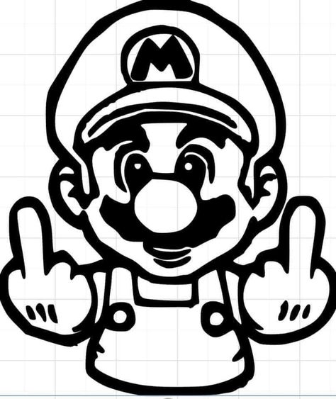 Mario Silhouette, Mario Outline, Cartoon Svg, Goomba Svg Free, Super Mario Bros Svg, Mario Vector Art, Biker Logo Design, Evil Gnome, Traditional Tattoo Sleeve