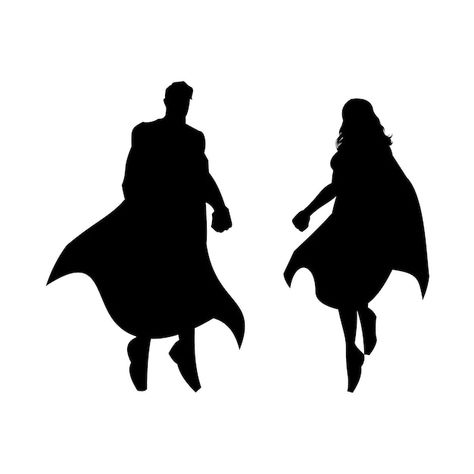 Superhero silhouette | Premium Vector #Freepik #vector #super-man #super-woman #superhero-silhouette #superhero-woman Superhero Emblems, Superhero Silhouette, Superhero Classroom Theme, League Of Heroes, Room Parent, Superhero Classroom, Scroll Saw Ideas, Superhero Costume, Bible School Crafts