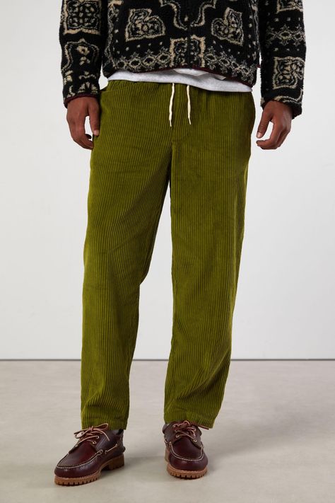 UO Wide Wale Corduroy Beach Pant | Urban Outfitters Australia Wide Wale Corduroy, Cord Pants, Urban Outfitters Top, Cords Pants, Aesthetic Shoes, Beach Pants, Urban Outfitters Tops, Corduroy Pants, Boy Fashion