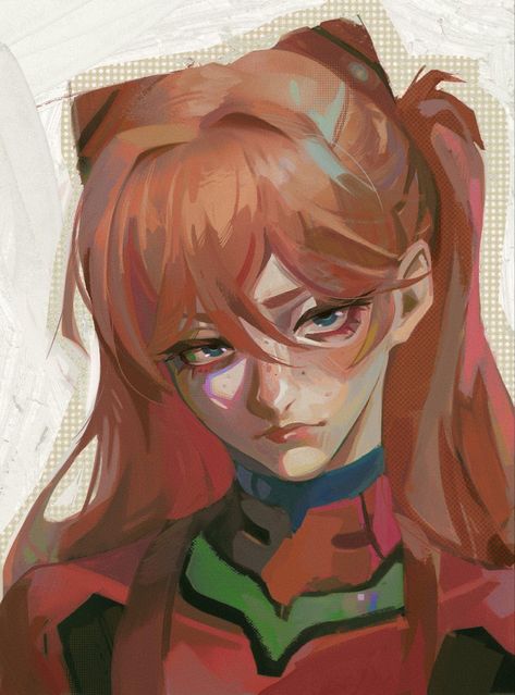 Asuka Painting, Shinji Ikari, Neon Evangelion, Tutorials Drawing, Realism Painting, Eat Pizza, Genesis Evangelion, Neon Genesis, Neon Genesis Evangelion