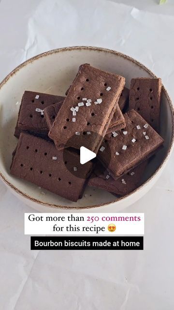 Sugandha | Pune Baking Instructor | Cake Artist on Instagram: "Save this Whole Wheat Bourbon Biscuits - Make these Now!!🔥

These Biscuits are Refined Flour free, Refined Sugar free and doesn’t have any Baking Soda or Powder. 

Check out ingredients in comments 👇
⁣
⁣✅Method: 
✨Mix dry ingredients together. Keep it aside⁣.

✨Cream room temperature butter and powdered sugar together till light and fluffy. See video for consistency.

✨Add dry mix to this and combine together to form a dough⁣. Don’t overknead it.

✨If the dough feels dry/crumbly, add a tbsp or two of milk. Cover it and keep it in fridge for half an hour.

✨Now roll it into a square and cut in the shape of biscuits. Spread it on a parchment paper. With the help of toothpick, make holes in it. ⁣Sprinkle some granulated Sugar on Homemade Bourbon, Room Temperature Butter, Bourbon Biscuits, Cream Room, Powder Milk, Sugar Sprinkles, Biscuit Cake, Melted Chocolate, Chocolate Buttercream