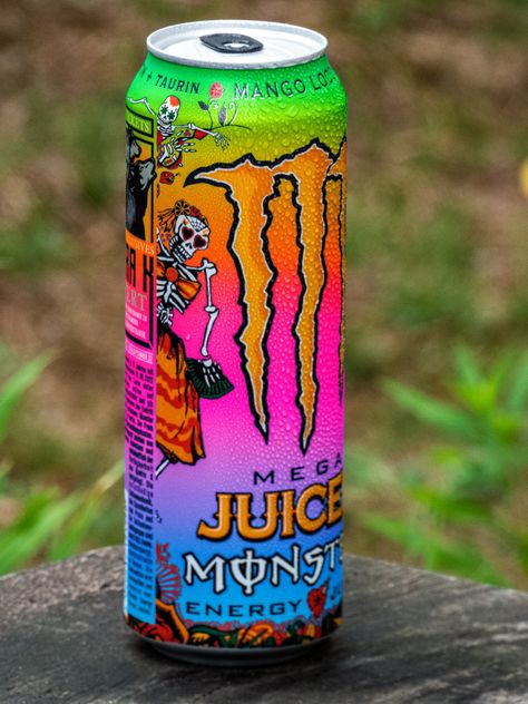 A rainbow edit of my favorite monster Energy mango Loco Monsters Drink, Monster Energy Cake, Monster Energy Aesthetic, Monster Cans Diy, Monster Flavors, Rainbow Monster, Monster Drink, Monster Room, Monster Energy Drinks