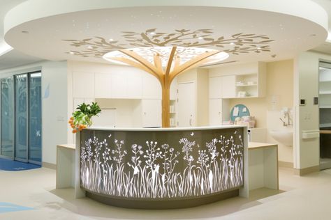 Pediatric Physical Therapy Clinic Design, Pediatric Hospital Design, Kindergarten Reception Design, Pediatric Clinic Design Interiors, Pediatrics Office, Children Hospital Design, Hospital Reception, School Reception, Waiting Room Design