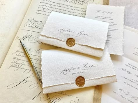 Vintage Wedding Invitations: 23 Retro Designs - hitched.co.uk Italian Stamp, Shabby Chic Wedding Invitations, Pink And Gold Invitations, Folded Invitation, Nikah Wedding, Wedding Vow Books, London Wedding Venues, Vow Books, Modern Wedding Decor