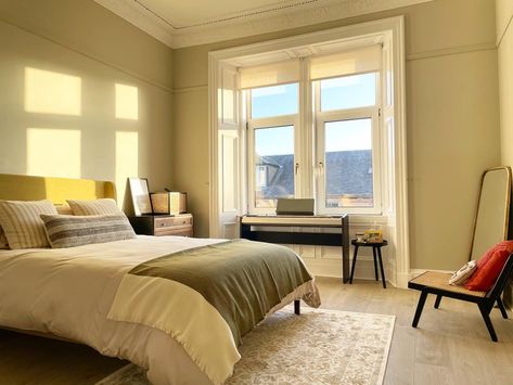 North, East, South, West Facing Rooms - Ask The Experts East Facing Bedroom Ideas, West Facing Bedroom Paint Colors, Picture Rail Paint, West Facing Room Paint Color, East Facing Room Paint Colors, West Facing Bedroom, Lick Paint Colours, Picture Rail Ideas, East Facing Bedroom