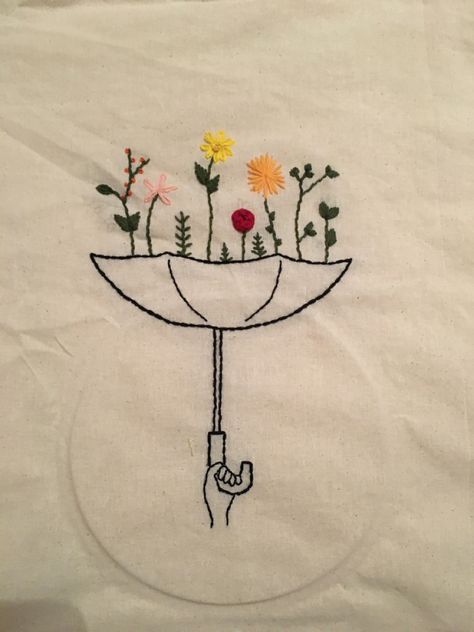 Simple Embroidery Tshirt, Diy Embroidery Shirt, Embroidery Jeans Diy, Embroidery Shirts, Clothes Embroidery Diy, No Rain No Flowers, Diy Embroidery Patterns, No Rain, Cute Embroidery