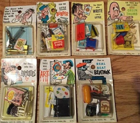 Weird Toys, Halloween Props Diy, Punk Poster, Toy Packaging, Cool Packaging, Vintage Memory, Mini Things, Retro Toys, Doll Houses