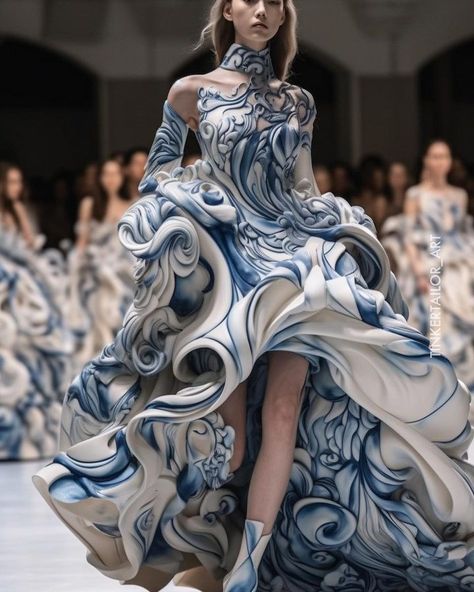 Ceramic Outfit, Concept Outfits, Extreme Fashion, Real Fashion, Runway Fashion Couture, Conceptual Fashion, Nature Dress, Fashion Portfolio, Fairytale Dress