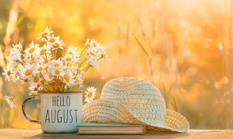 Flowers In Cup, Hello August Images, Quote Of The Month, August Images, Beautiful Composition, Hello August, Mother Earth News, Natural Background, Landscape Background