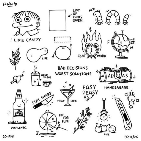 Line Work Flash Tattoo, Sticker Book Tattoo, Random Flash Tattoo, Crazy Flash Tattoo, Modern Flash Tattoo, Random Tattoo Flash Sheet, Ignorant Style Tattoo Flash, Lsd Art, Stick Poke Tattoo