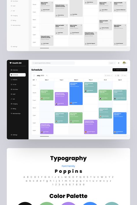 Schedule Ux Design, Website Schedule Design, Calendar Website Design, Calendar Ui Design, Calender Ui, Event Schedule Design, Design System Ui, Software Ui Design, Calendar Schedule