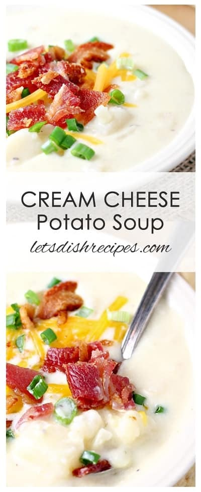 Cheese Potatoes Recipes, Potato Soup Cream Cheese, Cream Cheese Potato Soup, Recipes Sour Cream, Cheese Potato Soup, Best Broccoli Cheese Soup, Soup Potato, Homemade Potato Soup, Cream Cheese Potatoes