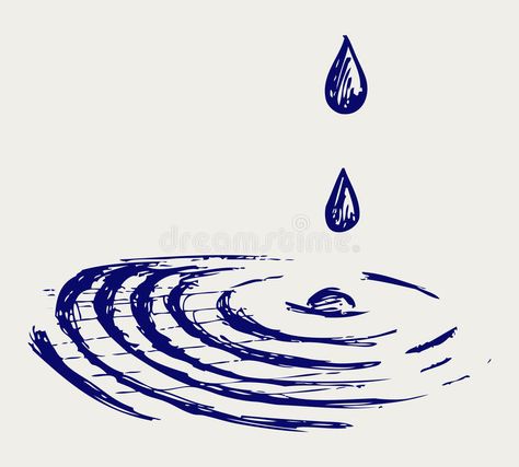 Water drops. Doodle style. Vector sketch , #ad, #Doodle, #drops, #Water, #sketch, #Vector #ad Pond Doodle, Umbrella Doodle, Culture Background, Water Sketch, Movement Drawing, Water Illustration, Water Drawing, Doodle Style, Vector Sketch