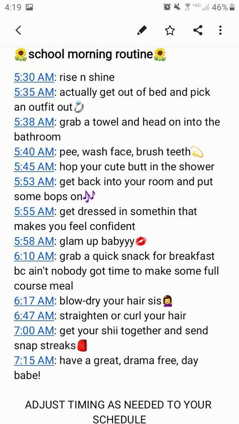 2 hour morning routine for you <3 Before School Breakfast Ideas, 8th Grade Tips, Tips For 6th Grade, 6th Grade Tips, 7th Grade Tips, Before School Routine, Middle School Essentials, Night Before School, Night Routines