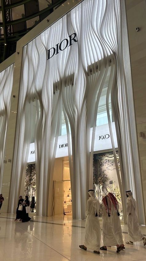 Modern Chinese Restaurant, Dior Store, Commercial Space Design, Building Skin, Retail Facade, Wonderland Artwork, Lobby Interior Design, Find Your People, Travel Retail