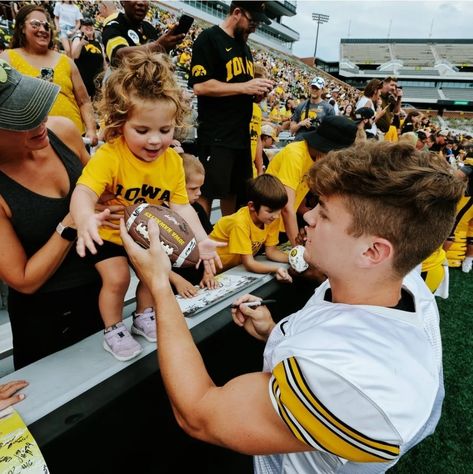 Cooper Dejean, Mizzou Football, Iowa Football, Iowa Hawkeye Football, Hawkeye Football, Kids Day, Iowa Hawkeye, Dream College, Iowa Hawkeyes