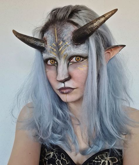 Goat Makeup, Faun Makeup, Goat Mask, Halloween Maze, Animal Makeup, Face Paint Makeup, Halloween Series, Up Costumes, Stage Makeup