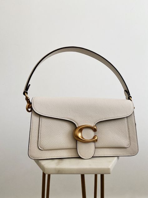 Coach bag, coaxh tabby bag, cream handbag, luxury bag, luxury handbag, designer bag, designer handbag, luxury lifestyle Coach Tabby Bag, Black Friday Shopping List, Cream Handbag, Coach Tabby, Cream Bags, Luxury Bag, Bags Aesthetic, Pretty Bags, Bag Luxury