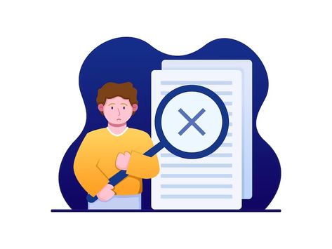 Premium Vector | File not found illustration with confused people holding big magnifier search no result Landing Page Animation, Website Landing Page, Image Icon, Logo Banners, Marketing Design, Custom Illustration, Custom Branding, Background Banner, Custom Logo Design