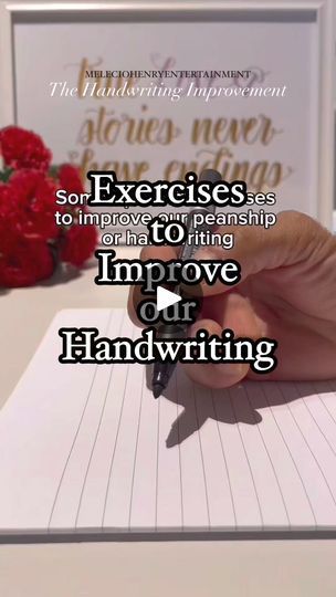 Exercises /Tips to improve our Handwriting #handwriting #exercise #tips #improvement #education #writing #ideas #help #meleciohenryentertainment | Melecio Henry Entertainment How To Improve Handwriting, How To Improve Your Handwriting, Handwriting Exercises, Handwriting Examples, Improve Your Handwriting, Improve Handwriting, Exercise Tips, Writing Ideas, Handwriting