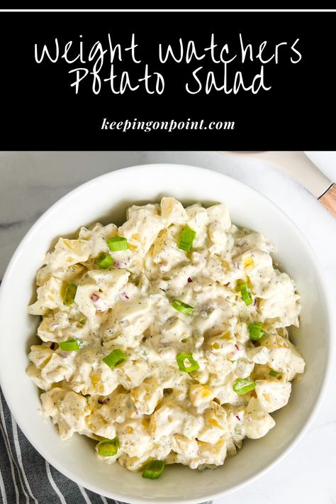 Potato Salad – Keeping On Point Low Cal Potato Salad, Weight Watchers Mashed Potatoes, Ww Potato Salad, Weight Watchers Potato Salad, Low Fat Potato Salad, Keeping On Point Recipes, Ww Sides Dishes, Weight Watcher Potato Recipes, Ww Potato Recipes