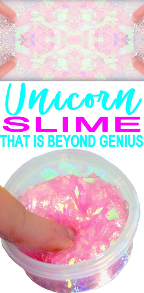 2 Ingredient Unicorn Slime! Super COOL and fun DIY slime inspired by the unicorn theme! Great slime play and easy slime recipe. Kids will love this homemade unicorn slime. Great slime activity or unicorn party favor idea for a unicorn birthday party. Step by step instructions and Youtube slime video tutorial. Unicorn Birthday Party Ideas Decoration, Unicorn Birthday Party Ideas Diy, Unicorn Birthday Party Food, 2 Ingredient Slime, Slime Recipe Kids, Youtube Slime, Diy Unicorn Birthday Party, Unicorn Birthday Party Cake, Unicorn Slime