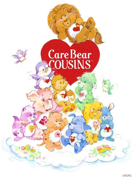 Care Bear cousins Care Bears Aesthetic, Care Bear Collection, Original Care Bears, Care Bear Cousins, Vintage Care Bears, Care Bears Vintage, Baby Hug, The Care Bears, Care Bears Cousins