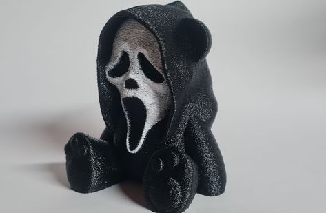 STL file Halloween Ghostface bear・3D printer design to download・Cults Printer Design, Halloween Figures, Best 3d Printer, 3d Printer Designs, 3d Printer, Density, Crochet Projects, 3d Printing, Printer