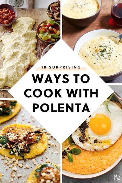 Polenta Recipes Vegan, Cook Vegetarian, Polenta Recipes, Food Dinner, Grits, Recipes Vegan, Cooking Food, Polenta, Naan