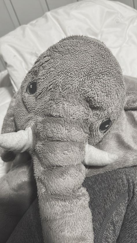 Ikea Elephant, Plushie Wallpaper, Ikea Plushies, Elephant Plush, Hand Craft, Between Us, Working Hard, Stuffed Toy, Beautiful Life