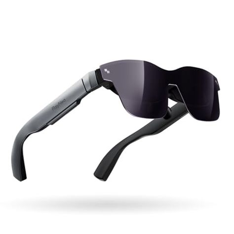 RayNeo Air 2 AR Glasses - Smart Glasses with 201" Micro OLED, Ultra-fast 120Hz, 600nits Brightness, 1080P Video Display Glasses, and Work on Android/iOS/Consoles/PC - Formerly TCL NXTWEAR Future Glasses, Smart Inventions, Wearable Gadgets, Ar Glasses, Smart Glass, Product Animation, Video Display, Steam Deck, Gadgets Technology