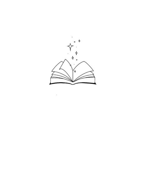 Book Lover Doodle, Book Tiny Tattoo, Librarian Tattoo Ideas, Line Art Book Tattoo, Light In The Dark Tattoo, Book Tattoo Aesthetic, Reading Inspired Tattoos, Book Fine Line Tattoo, Small Bookish Tattoos