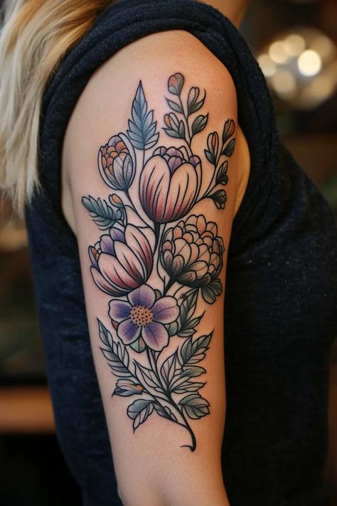 Woman Nature Sleeve Tattoo Ideas 34 Half Sleeve Floral Tattoos For Women, Beautiful Woman Tattoo, Woman Tattoo Sleeve, Forearm Tattoo Sleeve, Nature Sleeve Tattoo, Sleeve Ideas For Women, Nature Sleeve, Tattoo Sleeve Ideas, Forearm Flower Tattoo