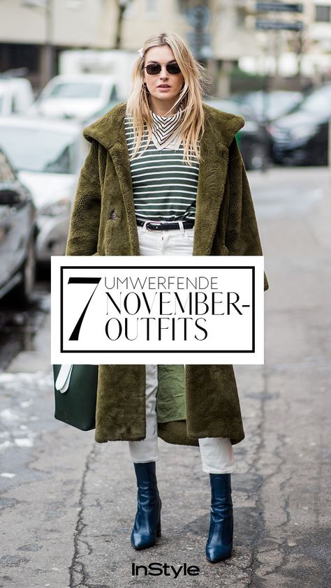 Trend-Inspiration für den November gesucht? Hier sind 7 Herbst-Outfits, die dich stylish durch den November bringen.  #instyle #instylegermany #instyle #outfits #styling #mode #fashion #november #winter #herbst #herbstoutfits Scandi Autumn Fashion, Style Inspiration Herbst, Scandi Winter Fashion, Taupe Outfit, Olivia Dunne, November Outfits, November Fashion, Coachella Outfits, Scandi Fashion