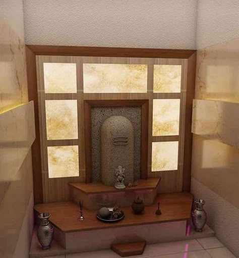 Modern Pooja Room, Pooja Design, Pooja Room Designs, Puja Unit, Buddha Altar, Mandir Designs, Puja Ghar, Temple Decoration, Calming Interiors