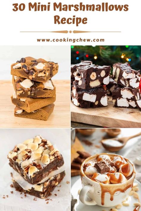 Snacks With Mini Marshmallows, Mini Marshmellow Recipes Desserts, What To Do With Mini Marshmallows, What To Make With Mini Marshmallows, Mini Marshmallow Recipes Desserts, Recipes Using Mini Marshmallows, Recipes With Mini Marshmallows, Mini Marshmallow Recipes, Mini Marshmallows Recipes