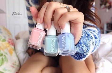 Shared by tumblr_image. Find images and videos about tumblr, pink and blue on We Heart It - the app to get lost in what you love. Tumblr Nails, Nails 2014, Tumblr Quality, Pastel Nail Polish, Essie Nail Polish, Top Nail, Essie Nail, Manicure Y Pedicure, Cute Nail Designs