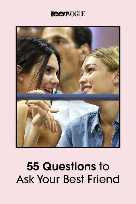 55 questions to ask your best friend — with GIFs! Best Friend Quiz Questions, Bff Questions, Funny Questions To Ask, Best Friend Test, Good Questions To Ask, Friend Questions, Bff Quizes, Aesthetic Quiz, Deep Questions To Ask