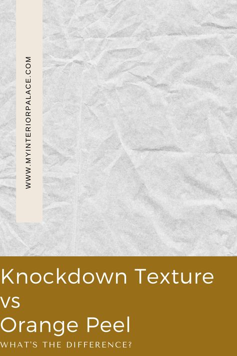 Most people are familiar with only a few basic and most popular finishes. Still, there are plenty of different options that can help you express your creativity and make the home feel like your own. Two techniques you should definitely consider are knockdown texture and orange peel. Below, I’ll take a closer look at these two techniques and compare knockdown texture vs orange peel to see how they stack up against each other. Light Orange Peel Wall Texture, Orange Peel Ceiling Texture, Orange Peel Ceiling, Knockdown Texture, Orange Peel Walls, Orange Peel Wall Texture, Knock Down Wall, Drywall Mud, Orange Peel Texture