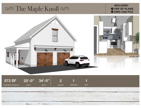 Garage With Living Quarters, Garage Plans With Loft, Plan Garage, Garage Guest House, Carriage House Plans, Garage Loft, Garage Apartment Plans, Plans Architecture, Garage Apartments