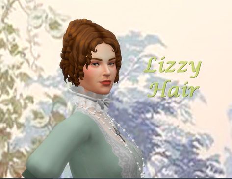 Sims 4 Cc Regency Hair, Regency Sims 4, Sims 4 Regency Hair, Sims 4 Regency Cc, 1800s Hair, Haircut Inspired, Ts4 Hair, Sims 4 Decades Challenge, Cc Hair