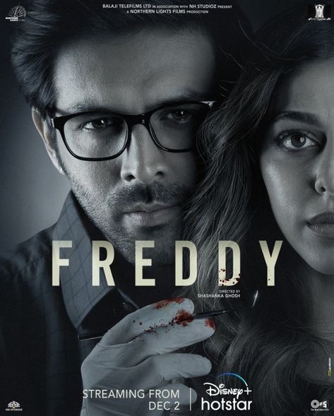 Kartik Aaryan & Alaya F Alaya F, Freddy Movie, Film Thriller, Romance Movie, Kartik Aaryan, Light Film, Thriller Movies, Root Canal, It Movie Cast