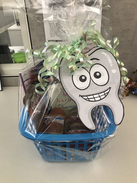 Wisdom Tooth Basket Dental Raffle Basket Ideas, Wisdom Teeth Care Package, Wisdom Teeth Swelling, Wisdom Teeth Recovery, Get Well Baskets, Sensitive Teeth Remedy, Getting Braces, Wisdom Tooth, Tooth Pulled